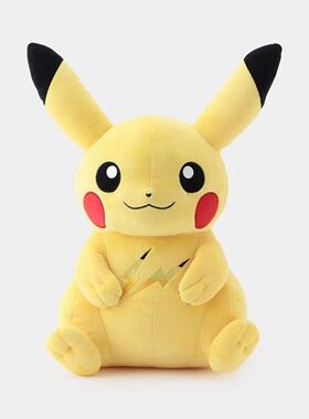 正品现货pokemon精灵宝可梦皮卡丘藤原浩fragment闪电公仔玩偶