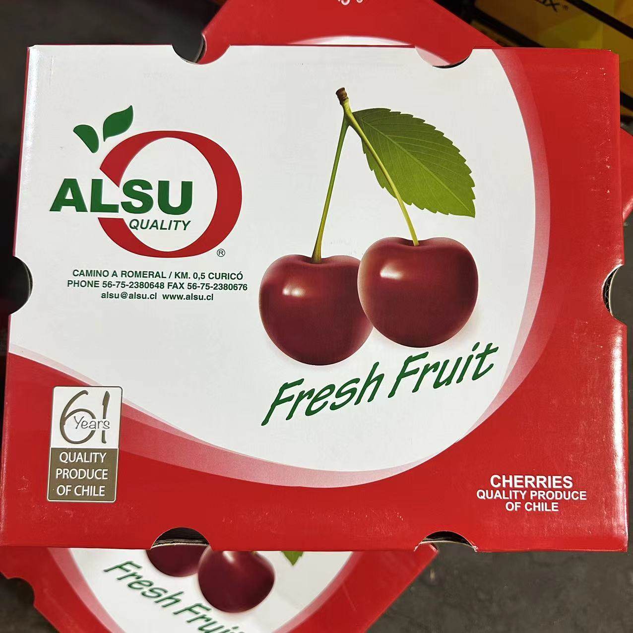 智利空运ALSU红车厘子奥数 4斤装3J4JD 新鲜进口樱桃黑车甜脆水果