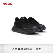 【礼物】HUGO BOSS雨果博斯男士2024早春徽标混合材质休闲运动鞋