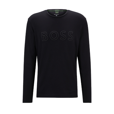 轮廓徽标常规版棉毛T恤