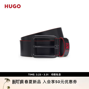 礼物 新款 HUGO雨果xRB联名 26年夏季 公牛图案皮革腰带 男士