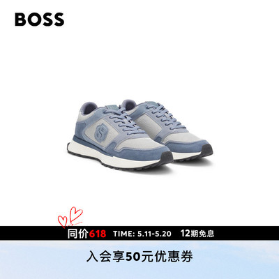 【礼物】【网面鞋】BOSS博斯 男士26年春新款男士运动鞋JONAH