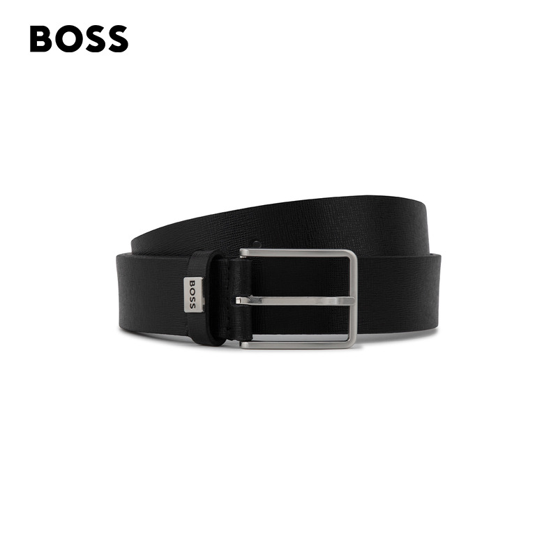 BOSS博斯 男士25年冬季新款皮革腰带
