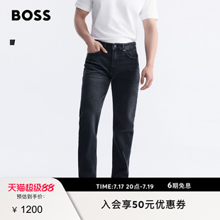 【常规版型】BOSS博斯 男士26年春季薄款常规版型牛仔裤