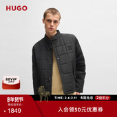 HUGO雨果 男士 雨果绗缝设计轻薄外套夹克