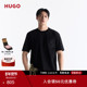 口袋棉毛棉质T恤 男士 100%棉 HUGO雨果