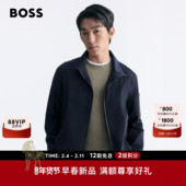 保暖里衬 新款 BOSS博斯 男士 26年春季 常规版 型全衬里立领夹克