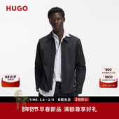 夹克外套 新款 HUGO雨果 男士 26年春季 棉混纺宽松版 型夹克外套