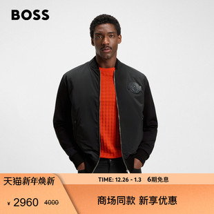 保时捷联名 新款 BOSS博斯 2025年秋季 混纺棉质夹克 男士