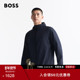 吸湿速干 BOSS博斯 男士 户外风修身 拉链夹克