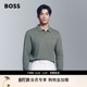 礼物 徽标装 100%棉 男士 饰棉质Polo衫 BOSS博斯