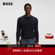 商务风羊绒常规版 型毛衣 男士 冬款 100%羊绒 BOSS博斯
