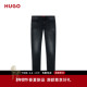 情人节礼物 新款 HUGO雨果 男士 26年夏季 深蓝色弹力修身 牛仔裤