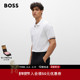 经典 棉商务休闲修身 款 100%棉 BOSS博斯男士 短袖 POLO衫