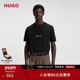 100%棉 棉质平纹针织 HUGO雨果 男士 冬款 恤