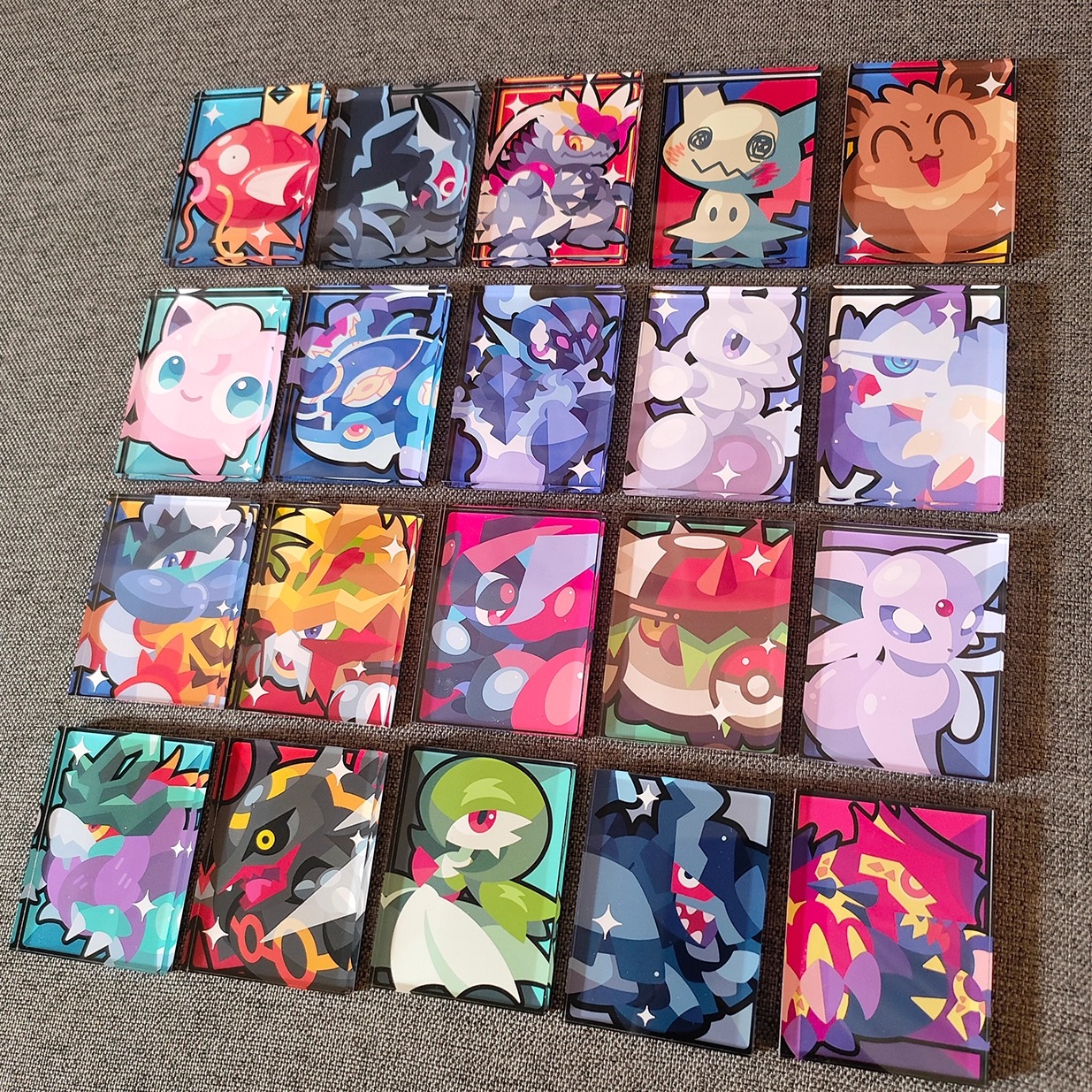 大头宝可梦系列diy亚克力冰箱贴