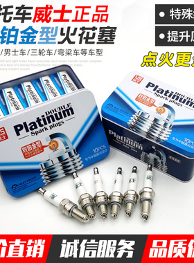 摩托车双铂金火花塞 A7TC D8TC 70/110/125火花塞 踏板车火咀配件