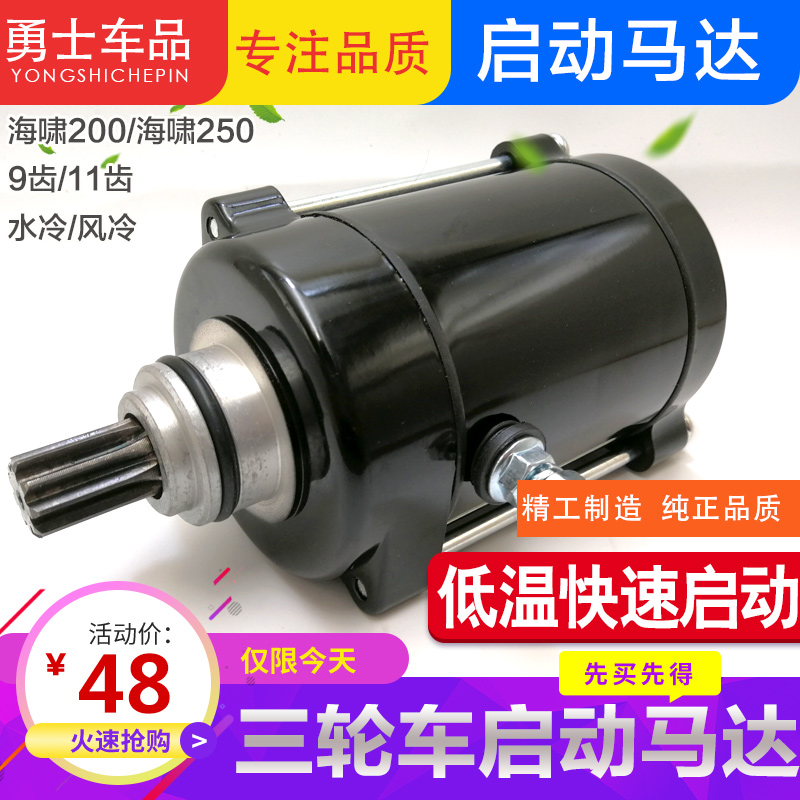 摩托车宗申海啸风冷启动电机马达