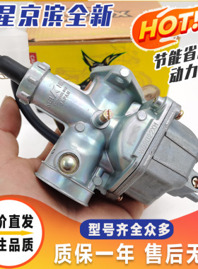 宗申隆鑫力帆摩托车CG125 150 200三轮车PZ26 2730京滨化油器总成