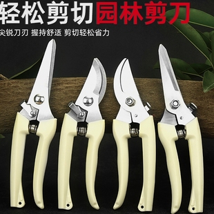 省力修花剪刀加粗园林园艺剪刀修枝剪羊指甲修剪树枝果树锋利耐用