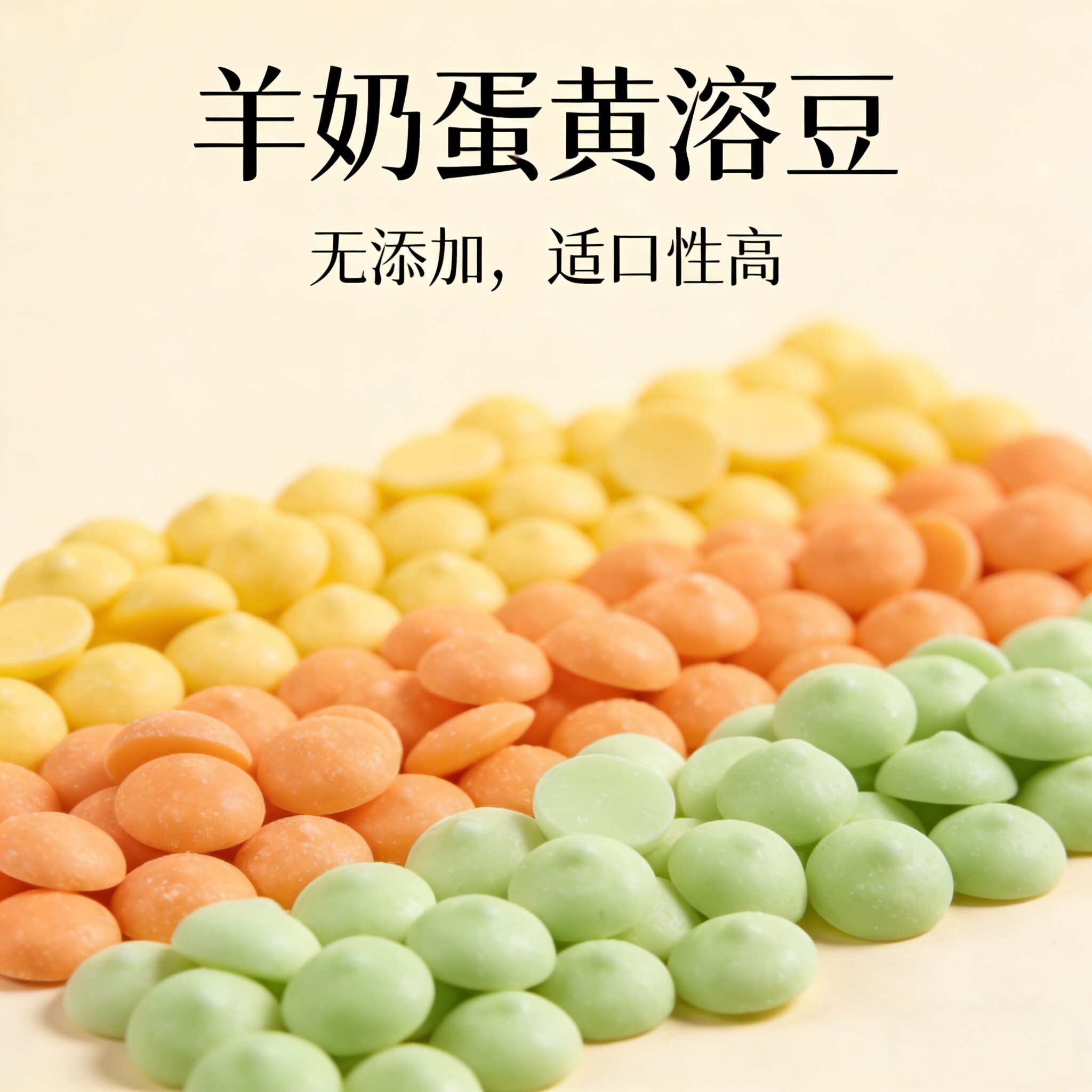 鲜食级宠物辅食多彩蛋黄溶豆天然蛋黄原料补钙护肠胃全年龄段通用