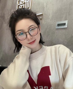 8038新款超轻眼镜架女钛架眼镜框近视眼镜框防蓝光高度数配镜