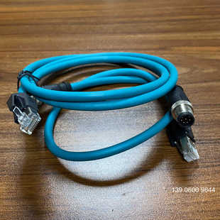 M12轉RJ45連接器 傳輸傳感器線纜公需問價 工業以太網8芯A編碼