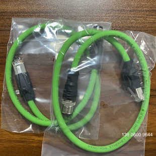 線六類超柔雙屏需問價 4芯M12公頭轉RJ45工業以太網網線D型編碼