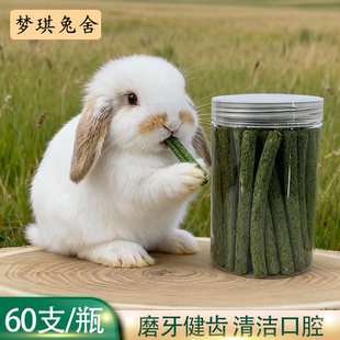 兔子磨牙棒宠物磨牙草饼仓鼠磨牙零食龙猫豚鼠荷兰猪宠物磨牙棒
