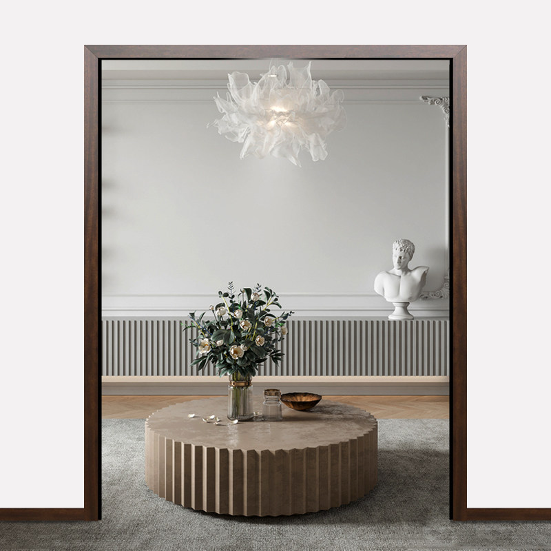 麦季红胡桃木纯实木垭口套全实木原木门套线平板门套门脸线