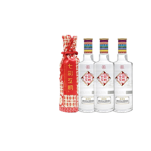 七彩互助青稞酒52度500ml*3清香型白酒青海老字号特产送礼