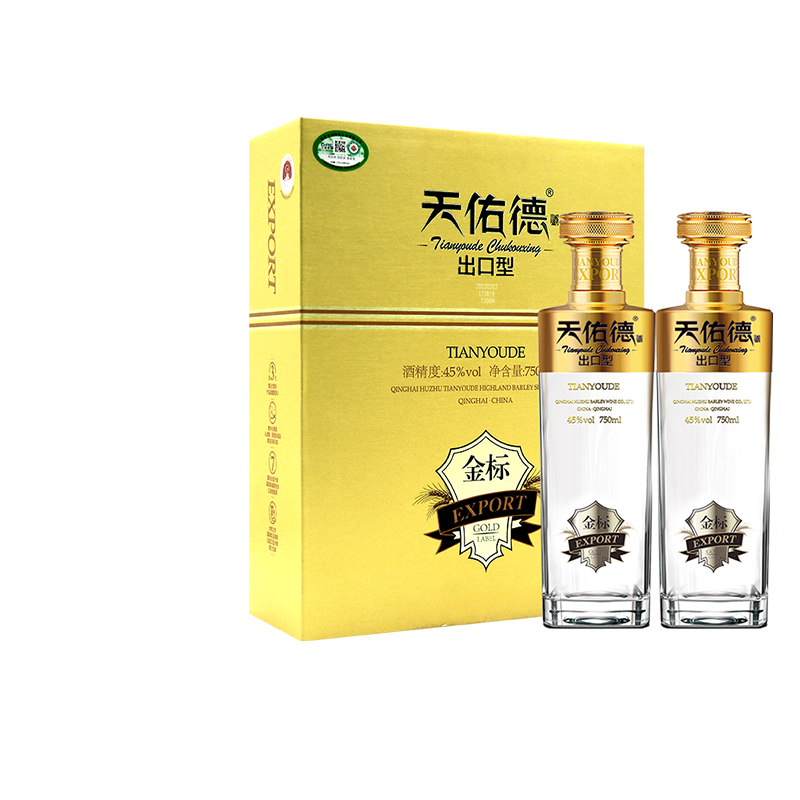 天佑德出口型金标白酒礼盒装