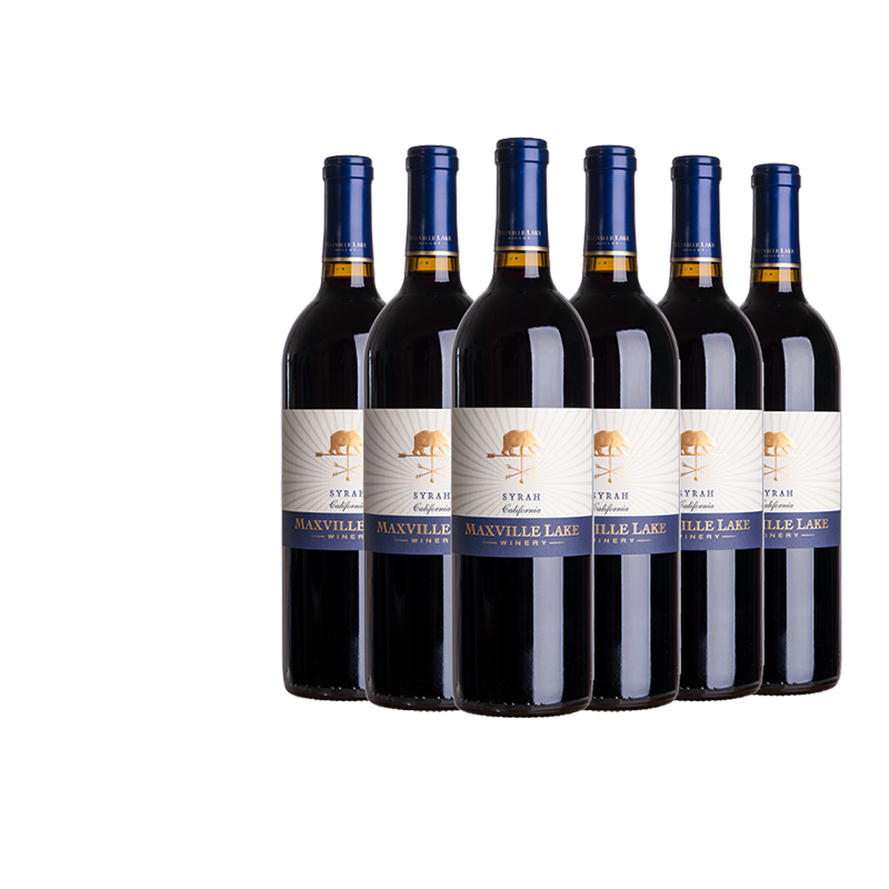 马克斯威酒庄 阳光加州西拉干红葡萄酒750ml美国原装进口红酒