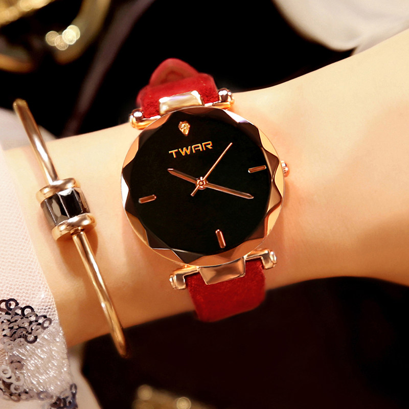 TWAR Net Red lady watch student Korean Edition Simplicity fashion Trend leisure time Temperament lady waterproof 2020 new patternin the Wristwatch , Watch  category - from Buy2taobao.com to provide professional Taobao agent buy service