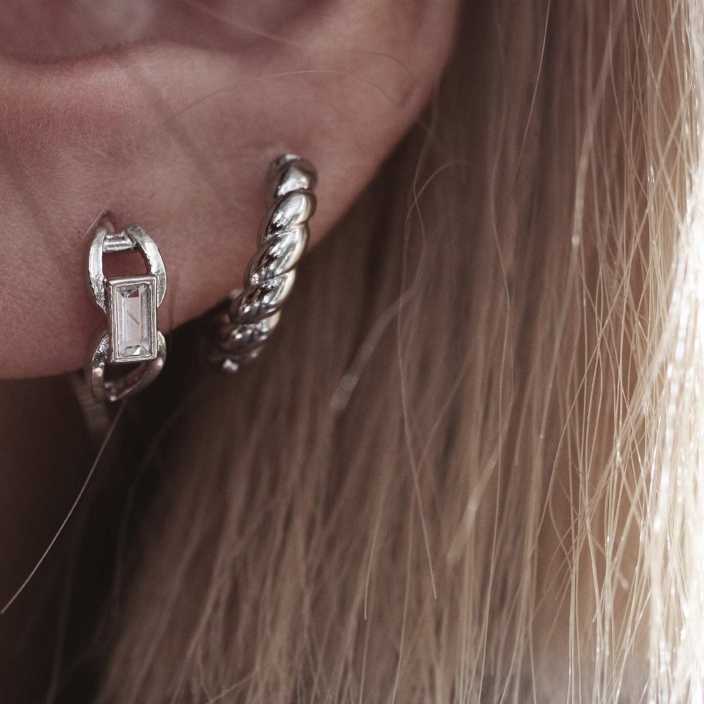 甜酷 螺纹麻花扭结耳骨环 女合金耳环气质 insJ小众设计耳扣时饰,饰品/流行首饰/时尚饰品新,耳环,淘宝优惠券,粉丝福利购,淘宝优惠卷