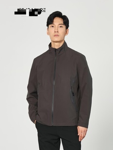 商务休闲简约立领夹克男防风外套Q1QFY0082Y 170号利家春秋男士