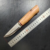 北欧风格 手工蛤刃进口山特维克14C28N刃材diy雕刻木工BC户外小直