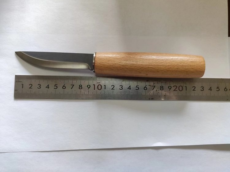 捡漏碳钢65号锰钢北欧实用小直刀微瑕疵款不挑随机发70元3把包邮