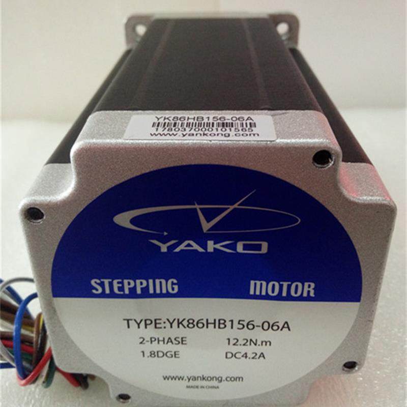 原装YAKO全新二相步进电机YK86HB156-06A 适配驱动器2D68MH