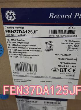 进口美国通用 断路器 FEN37DA125JF  质保一年