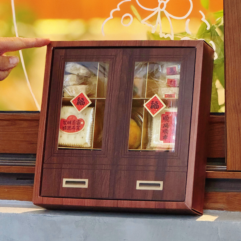 2026新年牛轧糖雪花酥饼干包装盒创意马年糖果礼盒蛋黄酥盒子定制