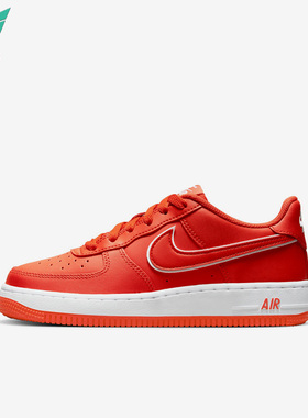 Nike/耐克正品新款AIR FORCE 1女子GS大童运动休闲板鞋DX5805-600