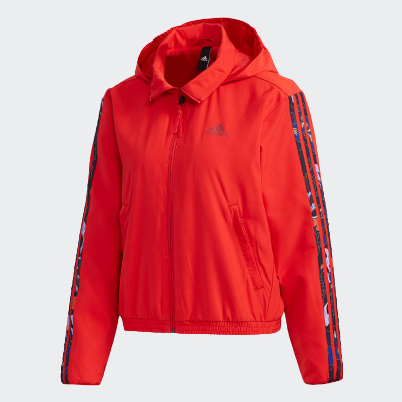 阿迪达斯正品女休闲运动夹克外套