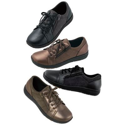 日本代购2025年冬季麂皮调侧拉链宽松4E抗菌防臭防水休闲单鞋