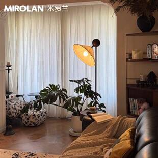 米罗兰中古风客厅沙发旁边落地灯艺术高级感卧室置物装饰氛围灯