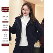 雅舒曼&图图妈 露露外套2.0 黑标200s精纺全羊毛拉链密实外套女