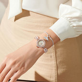 聚利时美人鱼手表女2026新款 小表盘轻奢小众手链表生日礼物送女友