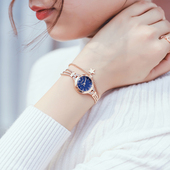 聚利时手表女款 轻奢小众高级感手链表小表盘石英表防水女生手表