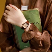 聚利时手表女款 轻奢高级感正品 方形防水石英表复古职场女士手表