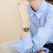 聚利时手表女2026新款 防水小众轻奢风钢带石英表 简约气质夏季